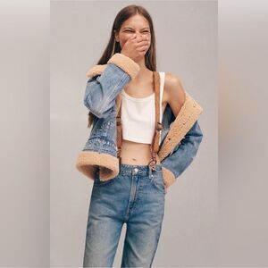 Suri Suspenders-Studded ivory New